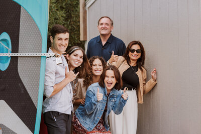 Malibu photographer with engagement session couple in malibu