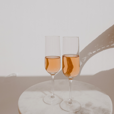 Duo Collective Stock Photography for Website Champagne Glasses