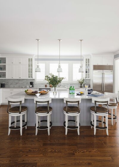 RDA Building Contractors New Jersey Kitchen with Bar Stools