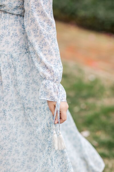 Lifestyle Family Photographer Williamsburg Virginia client closet of curated outfits