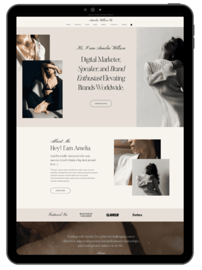 Custom web design on Wix