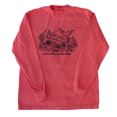 cream wave design t-shirt