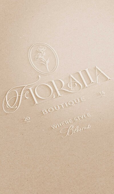 Hand Drawn Floral Logo and Branding