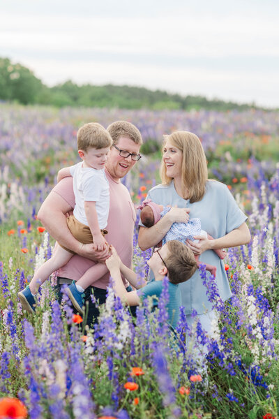 Family session by North Carolina photographer