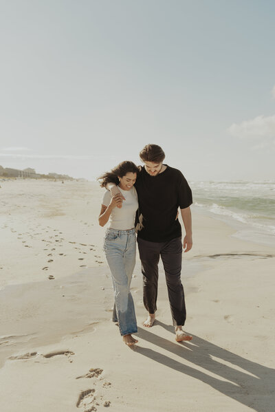 Couples engagement session at Destin, FL