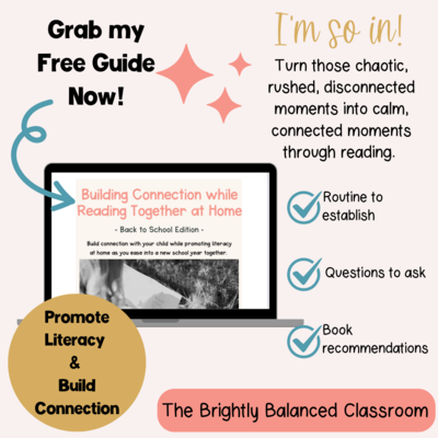 free guidebook for building connection at home through reading