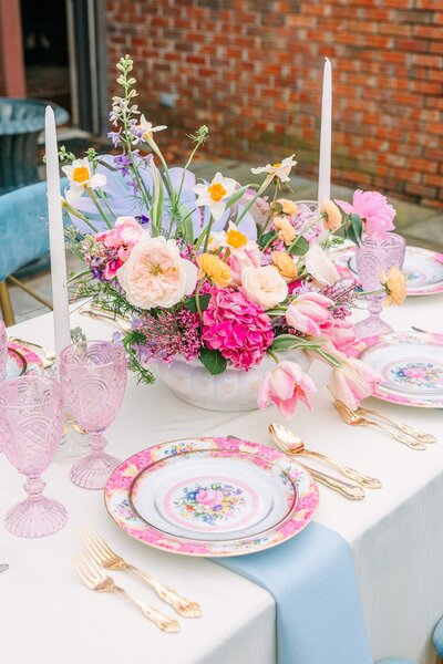 Wedding tablescape