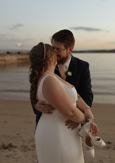 outdoor coastal wedding in New England