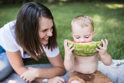 Watermelon Family Session