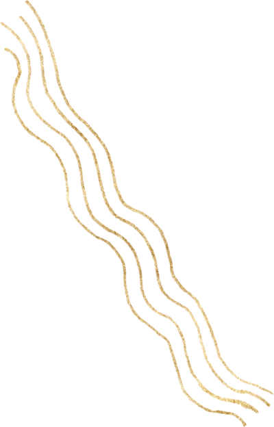 gold wavy doodle