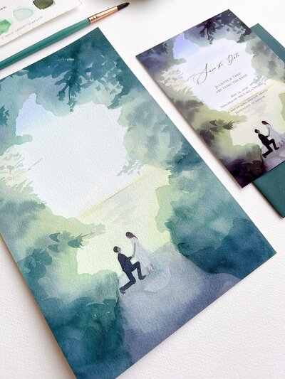 hand-painted-custom-watercolor-wedding-stationery-montreal-quebec-artist-stephanie-anne1