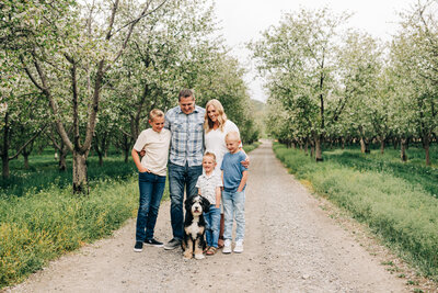 Karrasch Family Pictures, Payson Canyon