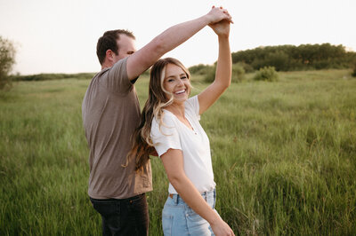 Whimsy couple session in regina, saskatchewan