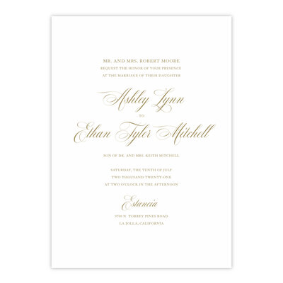 Letterpress wedding invitations by Sweetly Said
