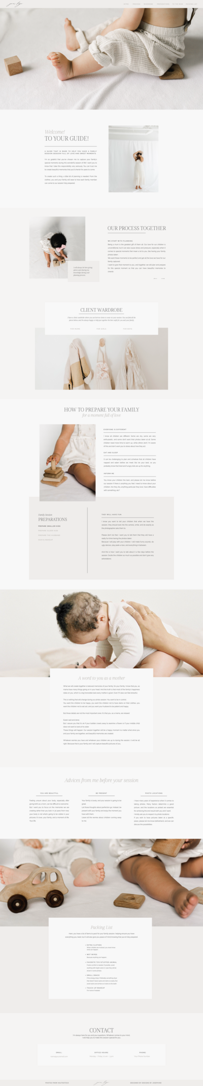 Showit Template for Photographers