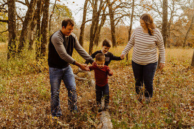 family session in autumn
