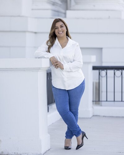 Professional woman smiling