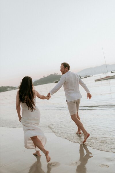 Married couple enjoying their honeymoon, relaxing and exploring together in a beautiful destination.