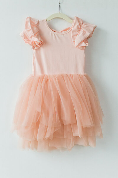 pink ballerina dress for girls