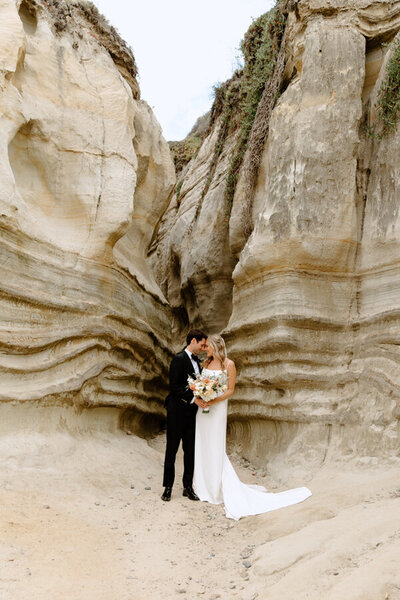 A wedding on the beach at San Clemente, California.