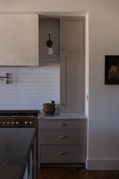 A European inspired kitchen in the Texas Hill Country by Jessa Myer Interiors.