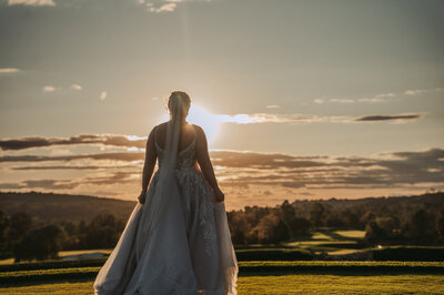 Sunset bride