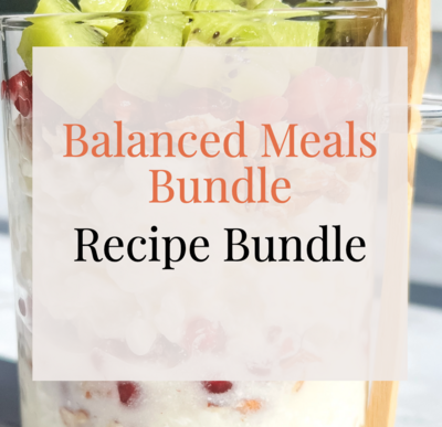 PDF Guide cover of a recipe bundle created by Lauren Marshall.