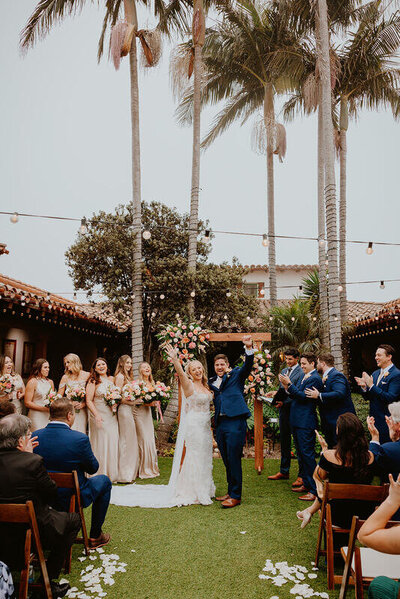 casa romantica wedding ceremony