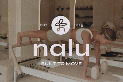 Logo mockup showing a custom logo for an e-commerce brand identity