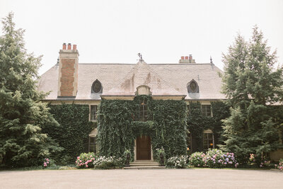 Greencrest Manor in the warm summer sunshine