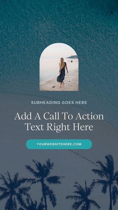 call to action instagram story design