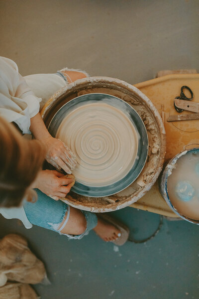 pottery throwing
