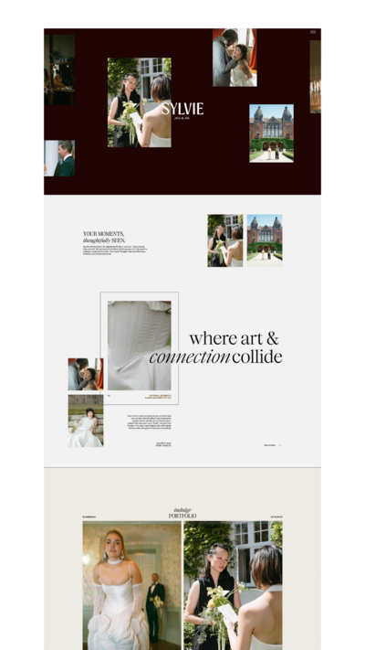 Sylvie showit website template mockup