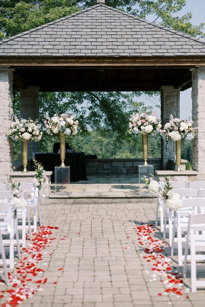 Wedding ceremony space