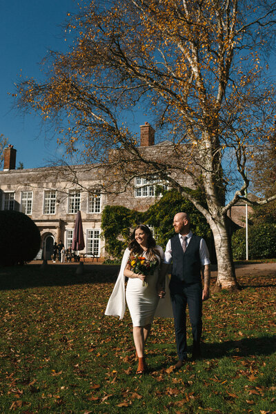 Cockington Court Wedding in Autumn 