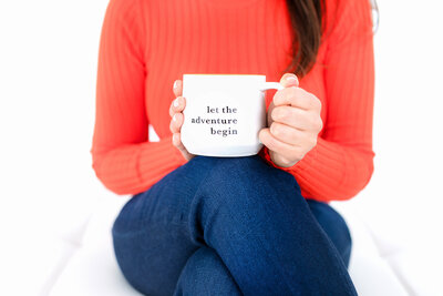 Picture of Roxy holding a mug