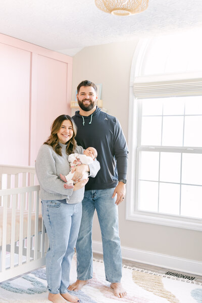 family newborn in-home photography session Dayton Ohio