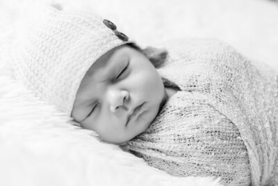 Newborn baby boy in studio at Motherhood Photography AZ