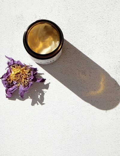 tallow and honey facial balm