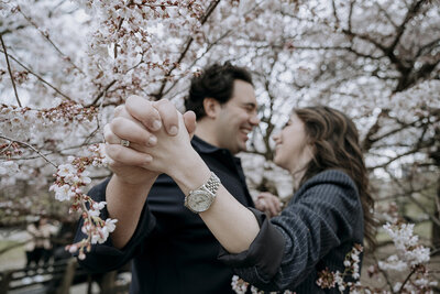 Mira Park Photography NY based wedding photographer Wedding proposal and engagement portrait in Central Park NY