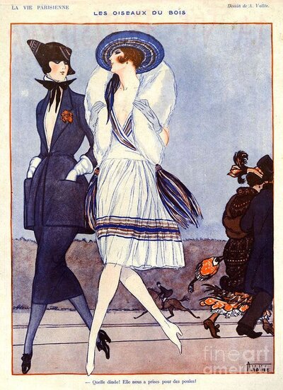 1920s France La Vie Parisienne Magazine Art Print by The Advertising Archives (1)