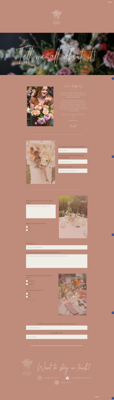 delightful flower co offboarding- new
