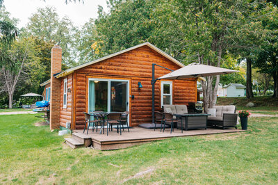 Cedar cabin near Torch Lake Michigan