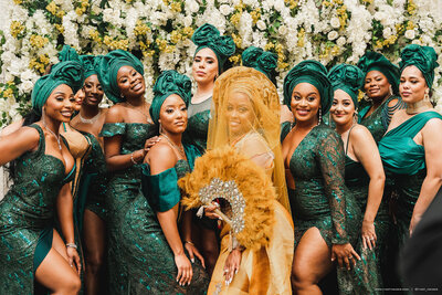 Elana Events Coachella Valley, California bridal party image