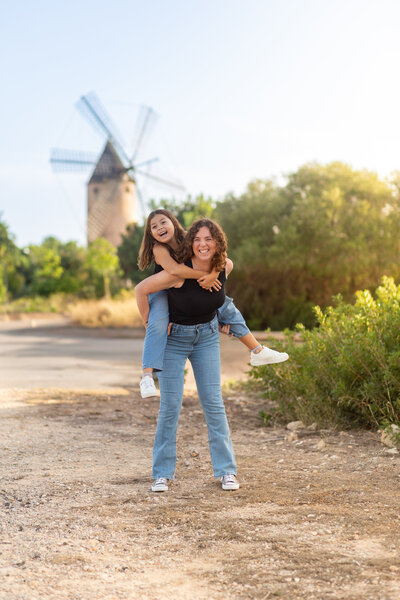Family photo shoot in Mallorca