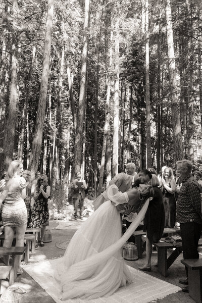forest wedding photography
