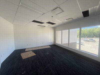 Commercial drywall project in Fort Frances – finished walls