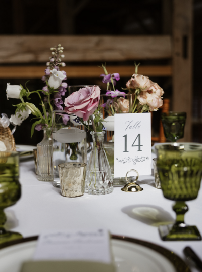 standing floral piece