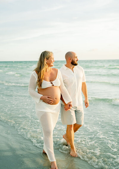 clearwater beach maternity session