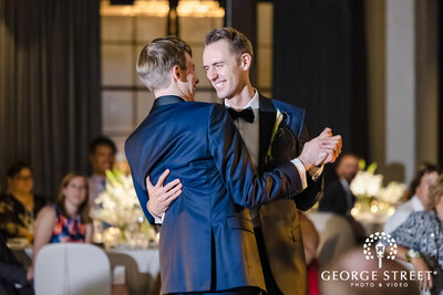 grooms doing their first dance